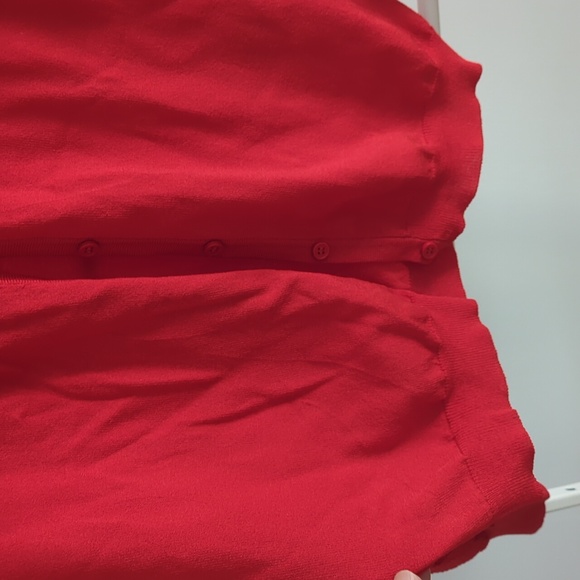 Sandro Red Cardigan - Picture 6 of 8